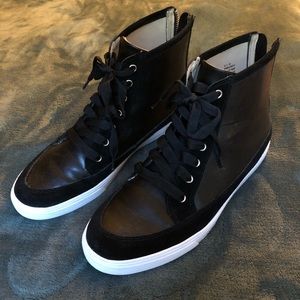 Black Nine West High Tops